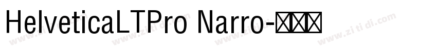 HelveticaLTPro Narro字体转换